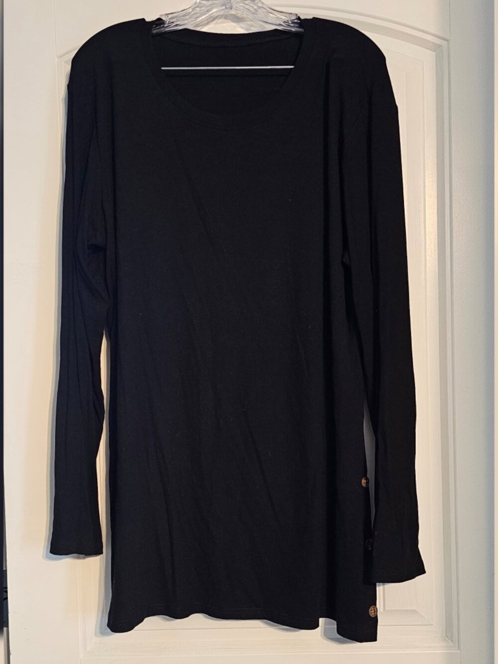 Lyaner Womens Knit Long Sleeve Top